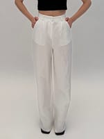 Pantalon Tailleur en Lin