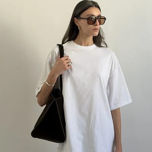 T-shirt Oversize Standard Blanc Unisexe