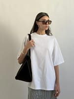 T-shirt Oversize Standard Blanc Unisexe